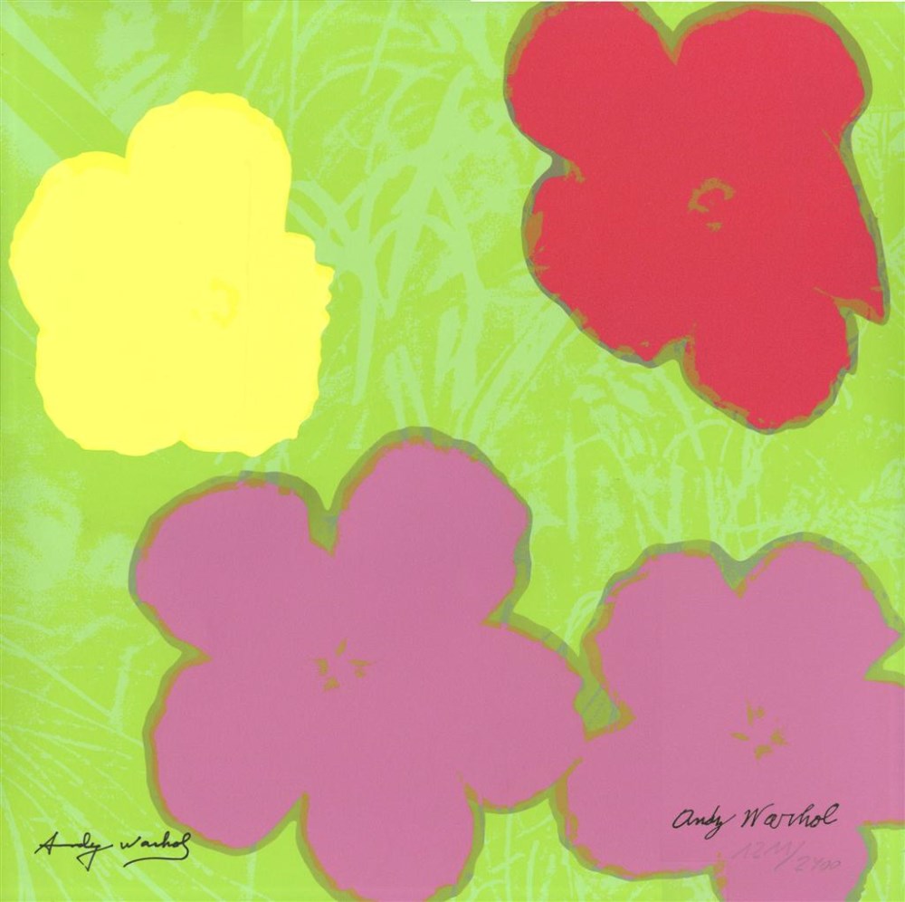 Lot #1710: ANDY WARHOL [d'après] - Flowers #03 - Color lithograph