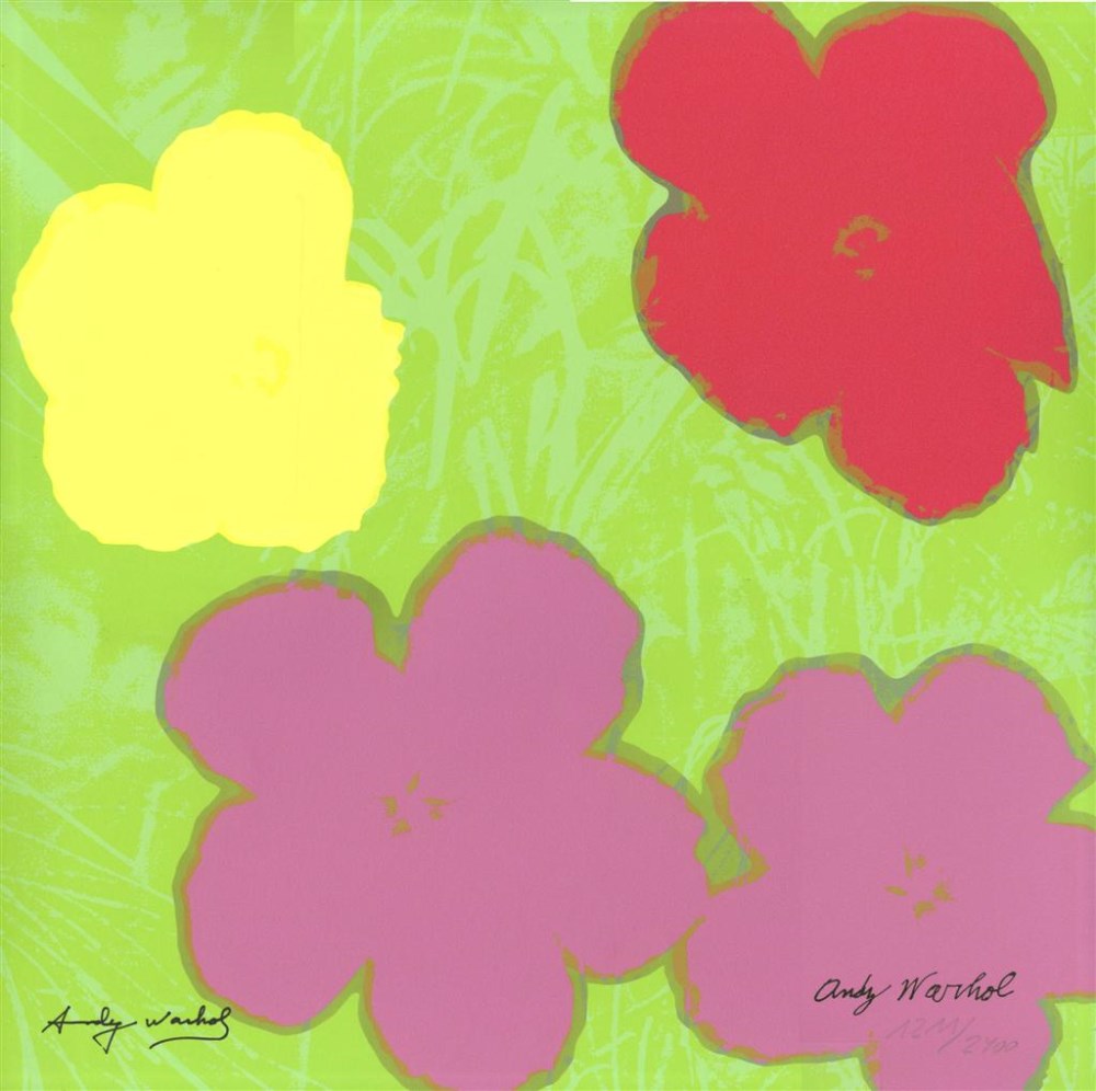 Lot #214: ANDY WARHOL [d'aprs] - Flowers #03 - Color lithograph