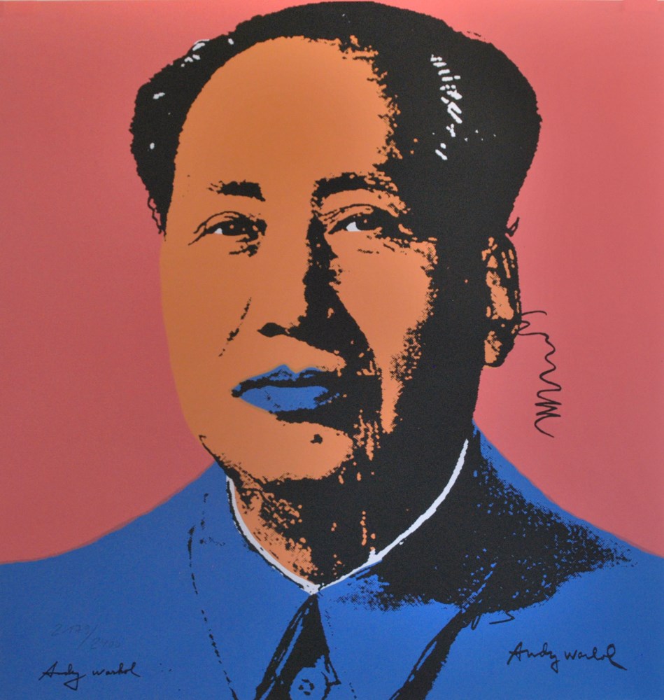 Lot #1842: ANDY WARHOL [d'apres] - Mao #03 - Color lithograph