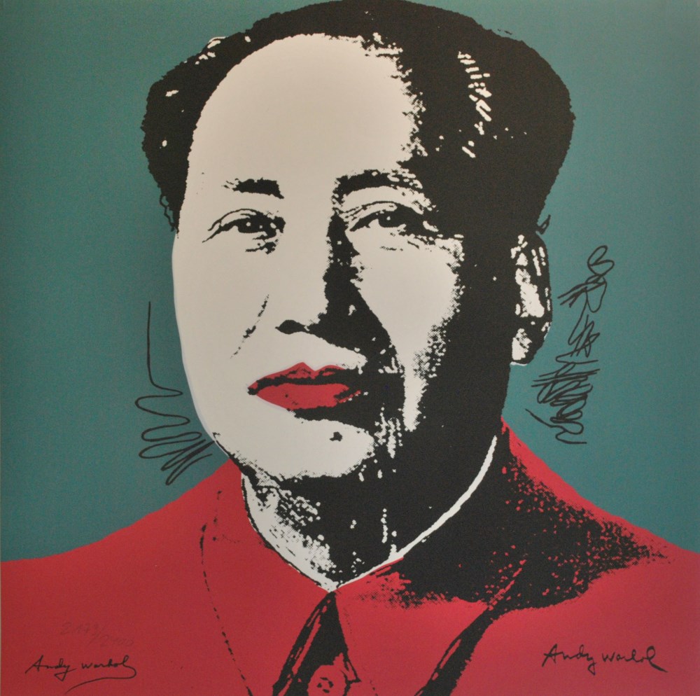 Lot #1845: ANDY WARHOL [d'apres] - Mao #06 - Color lithograph