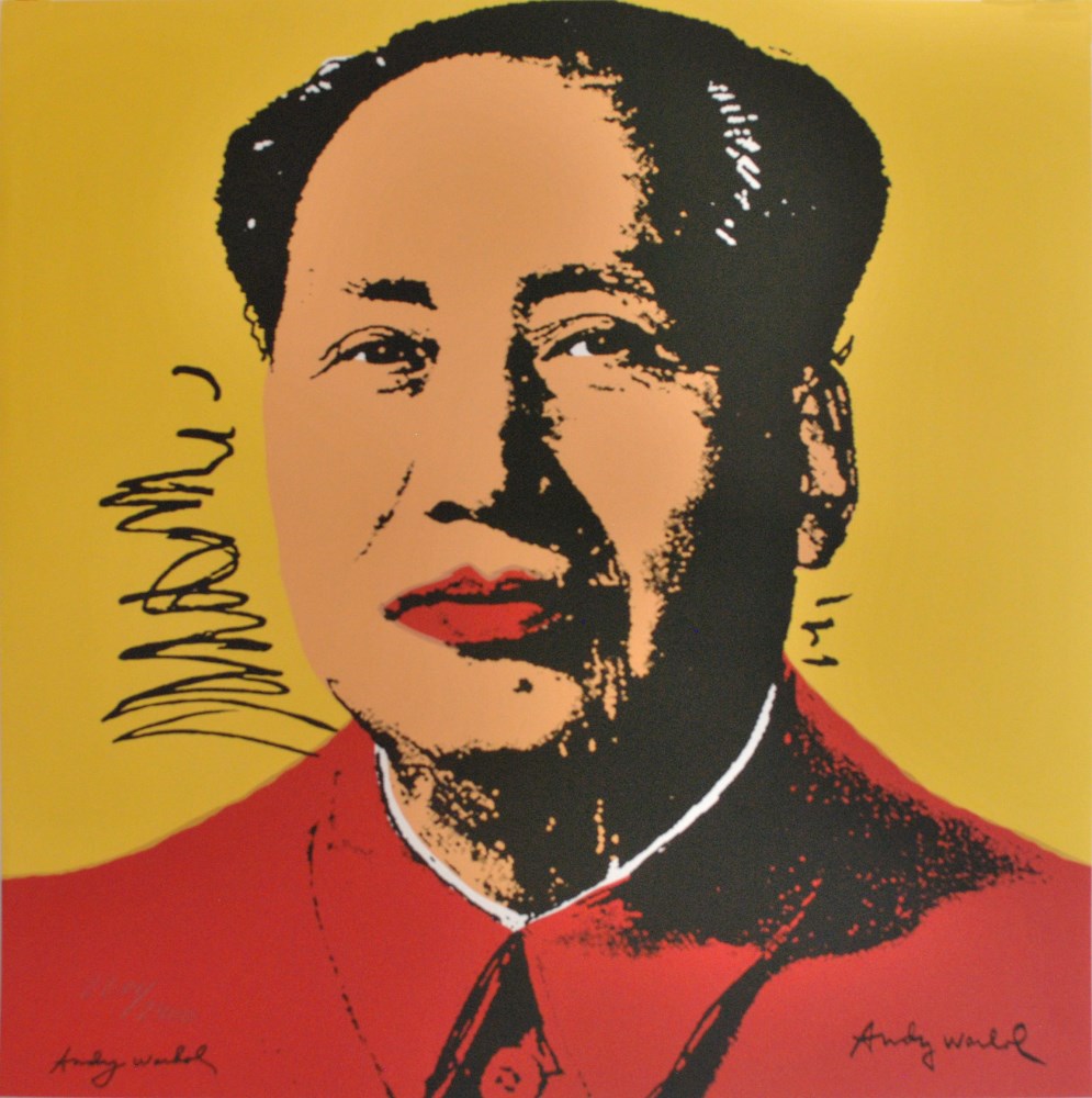 Lot #1856: ANDY WARHOL [d'après] - Mao #08 - Color lithograph