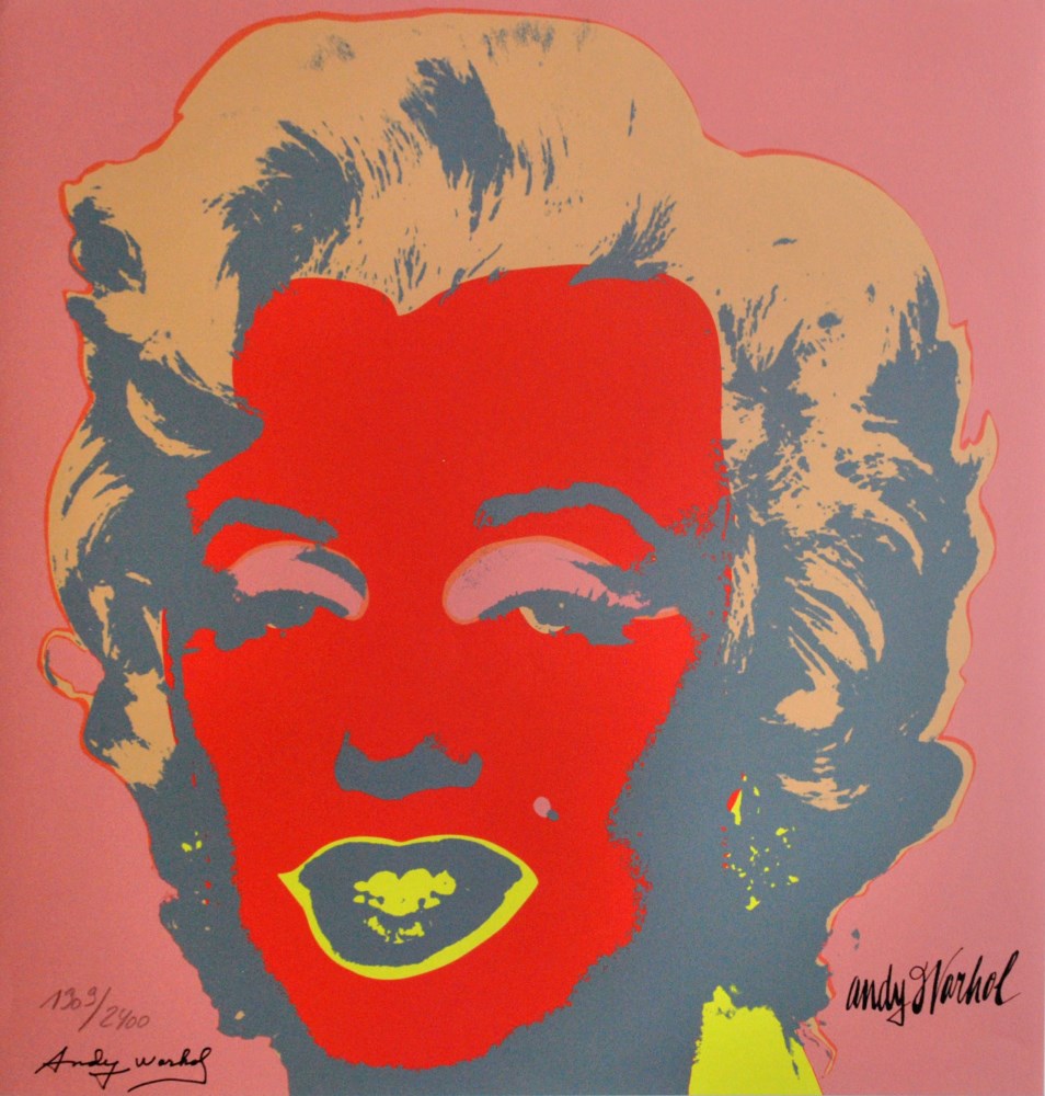 Lot #1861: ANDY WARHOL [d'après] - Marilyn #04 - Color lithograph