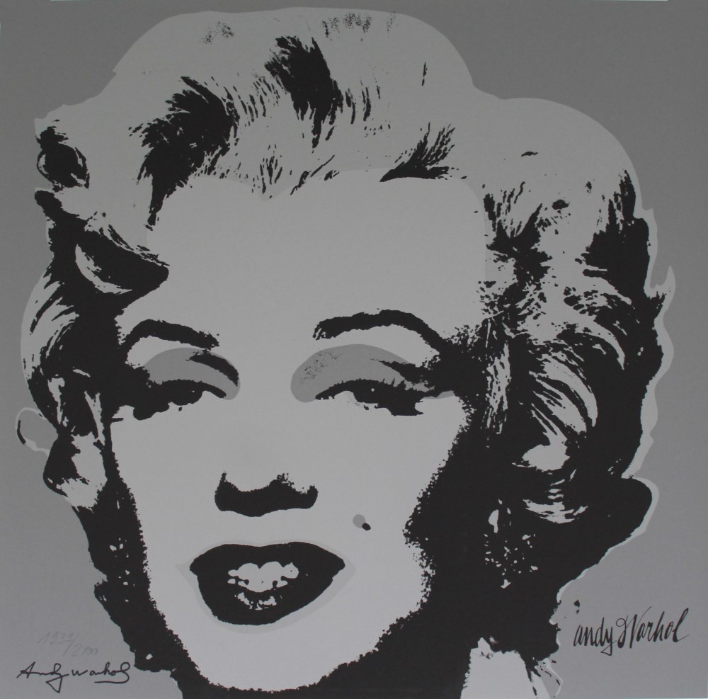 Lot #1887: ANDY WARHOL [d'apres] - Marilyn #10 - Color lithograph