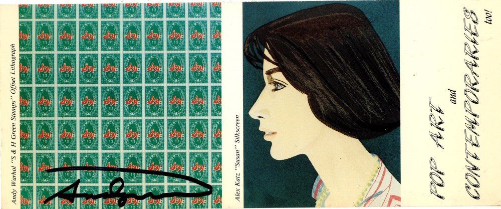 Lot #1328: ANDY WARHOL - S&H Green Stamps - Color offset lithograph