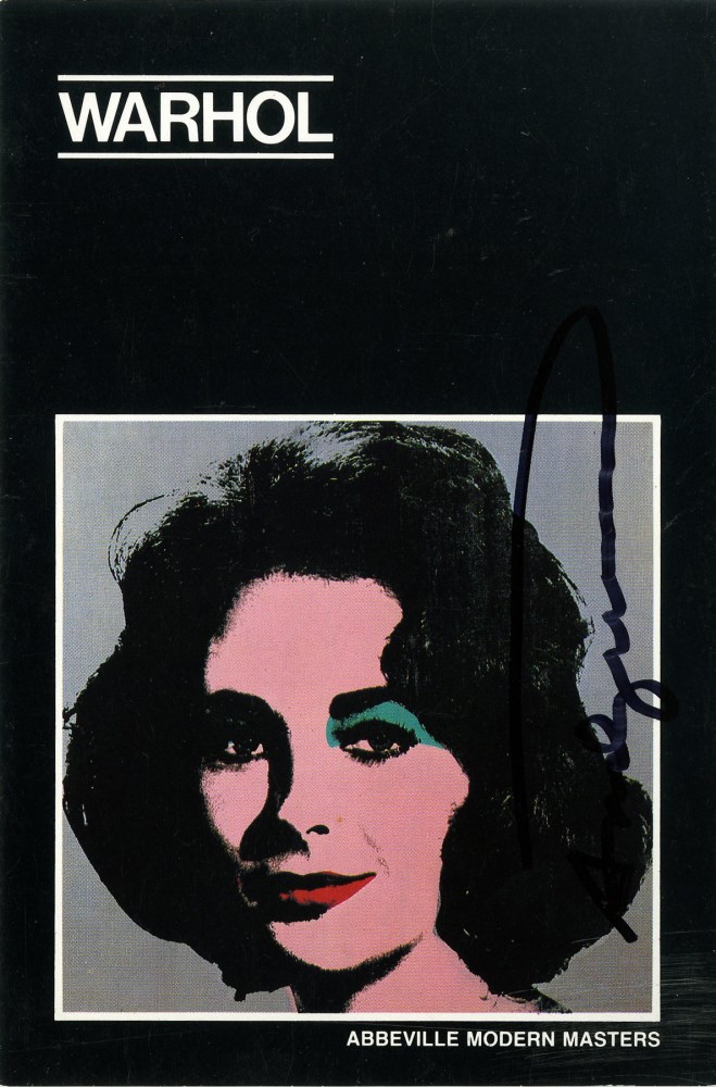 Lot #1100: ANDY WARHOL - Liz - Color offset lithograph