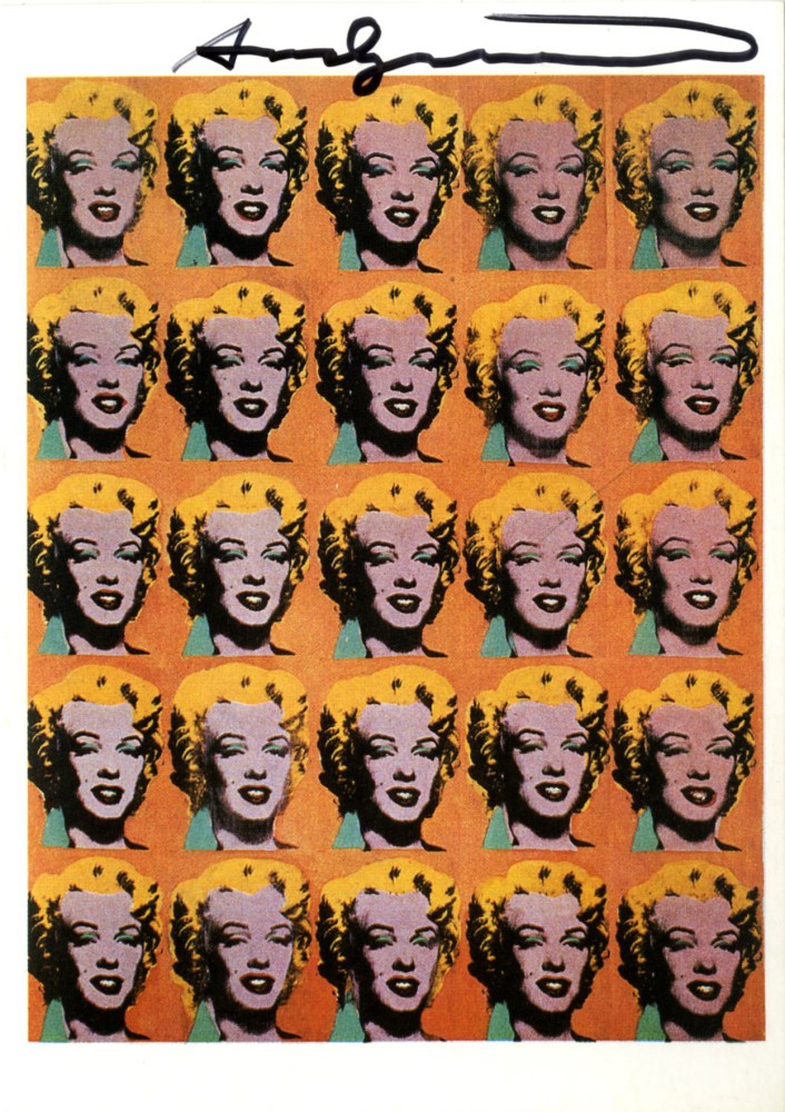 Lot #1864: ANDY WARHOL - Marilyn x 25 - Color offset lithograph