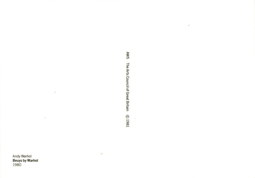 Lot #2346: ANDY WARHOL - Joseph Beuys - Color offset lithograph