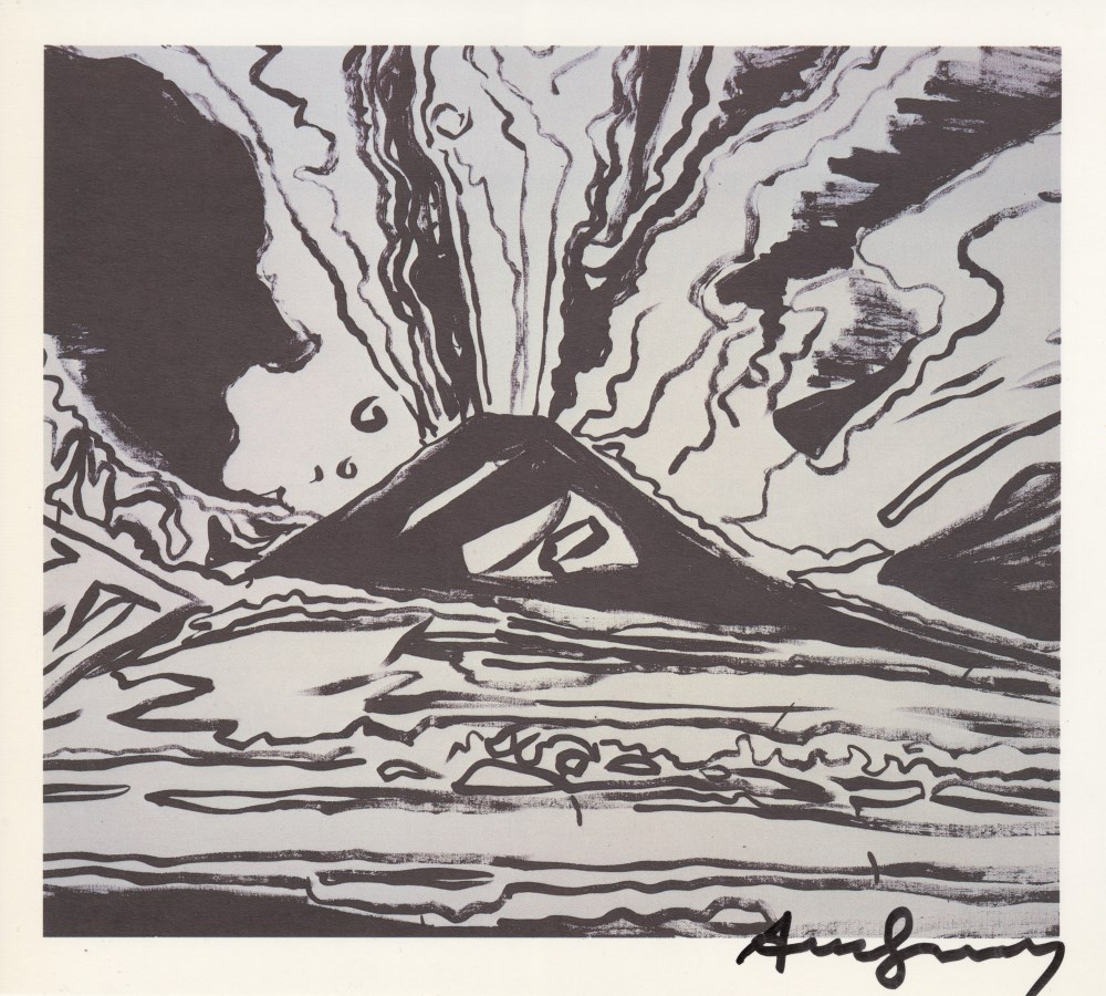 Lot #2222: ANDY WARHOL - Vesuvius #05 - Offset lithograph