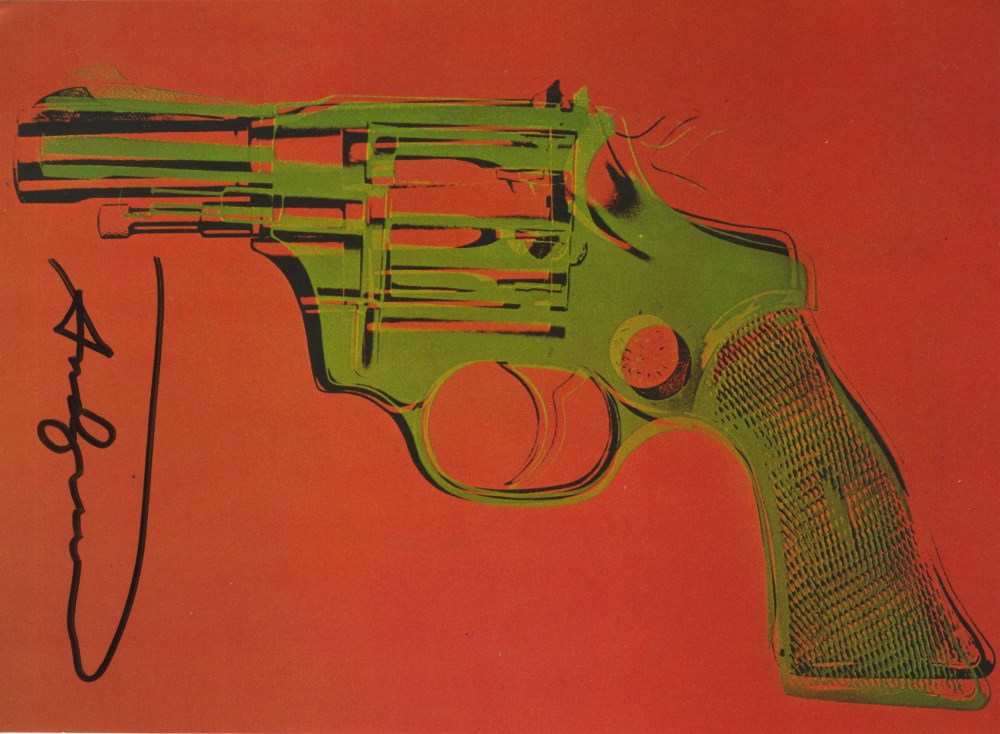 Lot #265: ANDY WARHOL - Guns #06 - Color offset lithograph