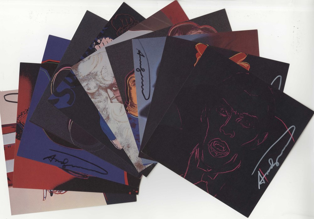 Lot #1187: ANDY WARHOL - Myths Suite - Color offset lithographs