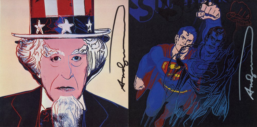 Lot #1187: ANDY WARHOL - Myths Suite - Color offset lithographs