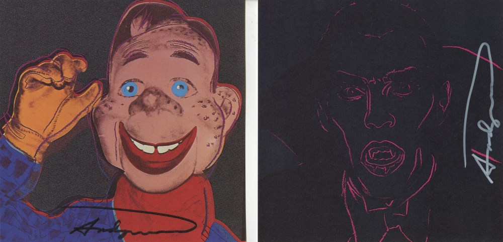 Lot #1187: ANDY WARHOL - Myths Suite - Color offset lithographs