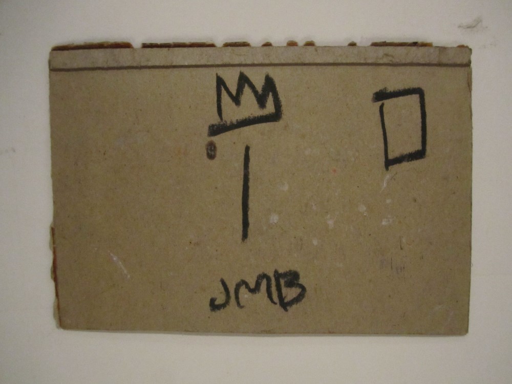Lot #2213: JEAN-MICHEL BASQUIAT [d'apres] - Untitled (Samo) - Acrylic (?), oil pastel, and chalk on paper