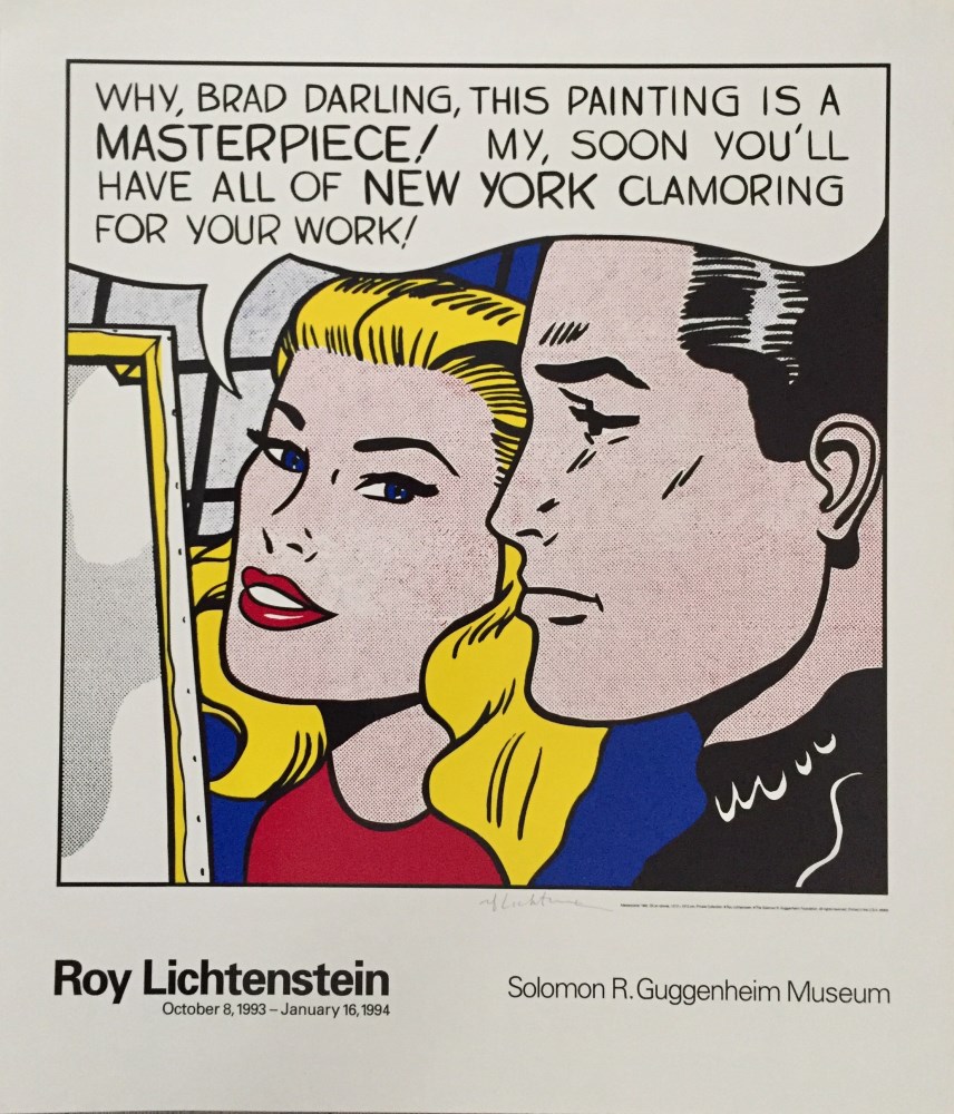 Lot #1137: ROY LICHTENSTEIN - Masterpiece - Color silkscreen