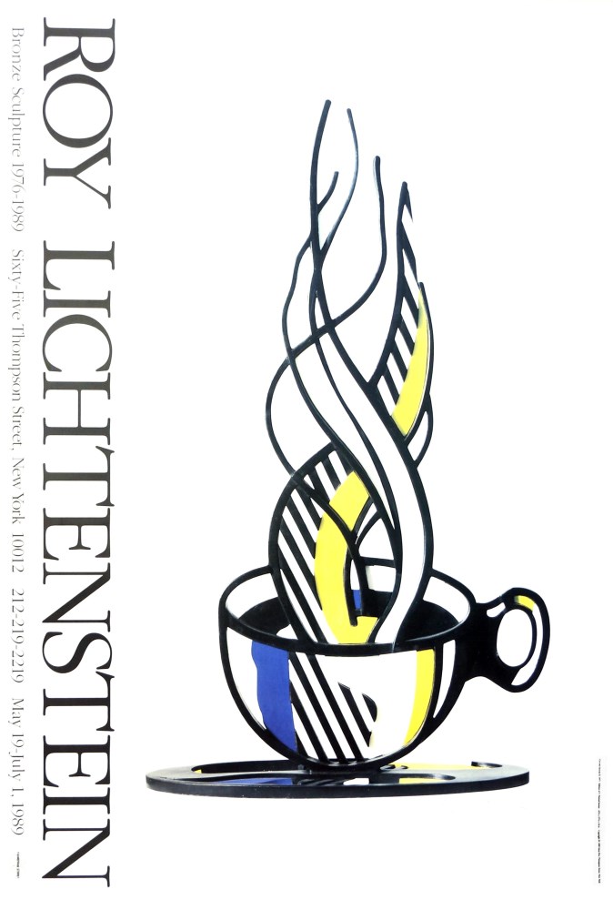 Lot #1963: ROY LICHTENSTEIN - Cup and Saucer II - Color offset lithograph