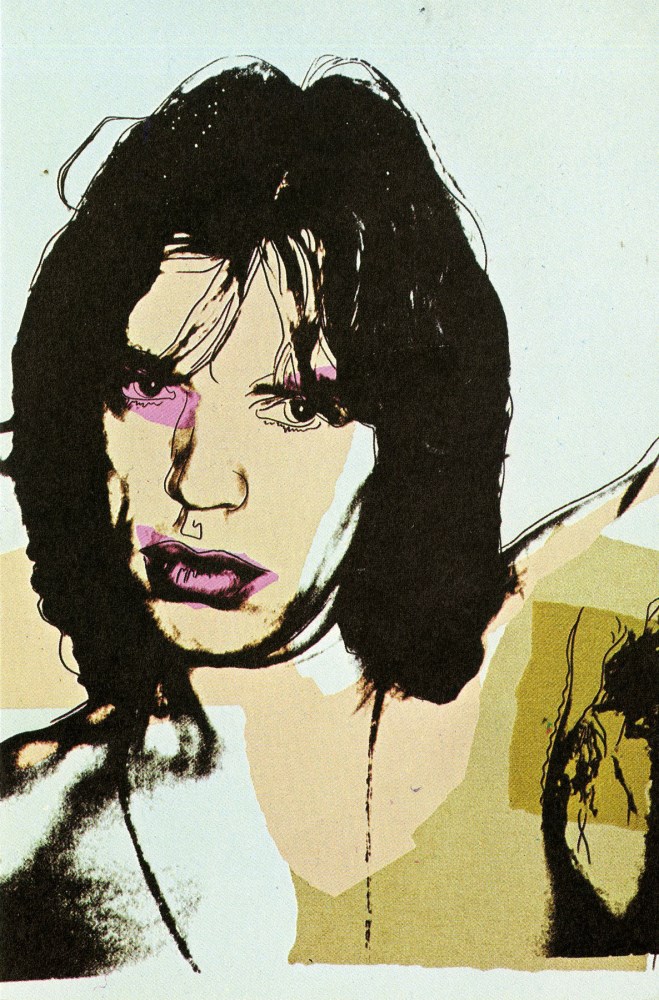 Lot #399: ANDY WARHOL - Mick Jagger Suite (first edition) - Color offset lithographs