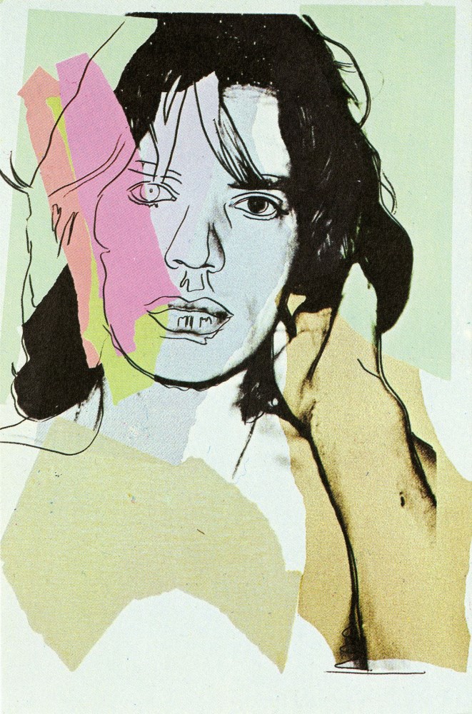 Lot #399: ANDY WARHOL - Mick Jagger Suite (first edition) - Color offset lithographs