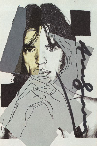 Lot #1164: ANDY WARHOL - Mick Jagger #04 (first edition) - Color offset lithograph