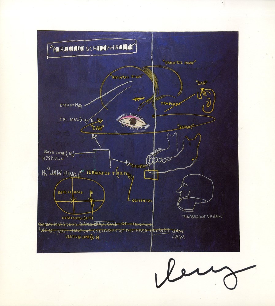 Lot #1151: JEAN-MICHEL BASQUIAT - Masonic Lodge - Color offset lithograph