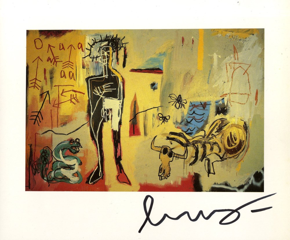 Lot #765: JEAN-MICHEL BASQUIAT - Acque Pericolose - Poison Oasis - Color offset lithograph