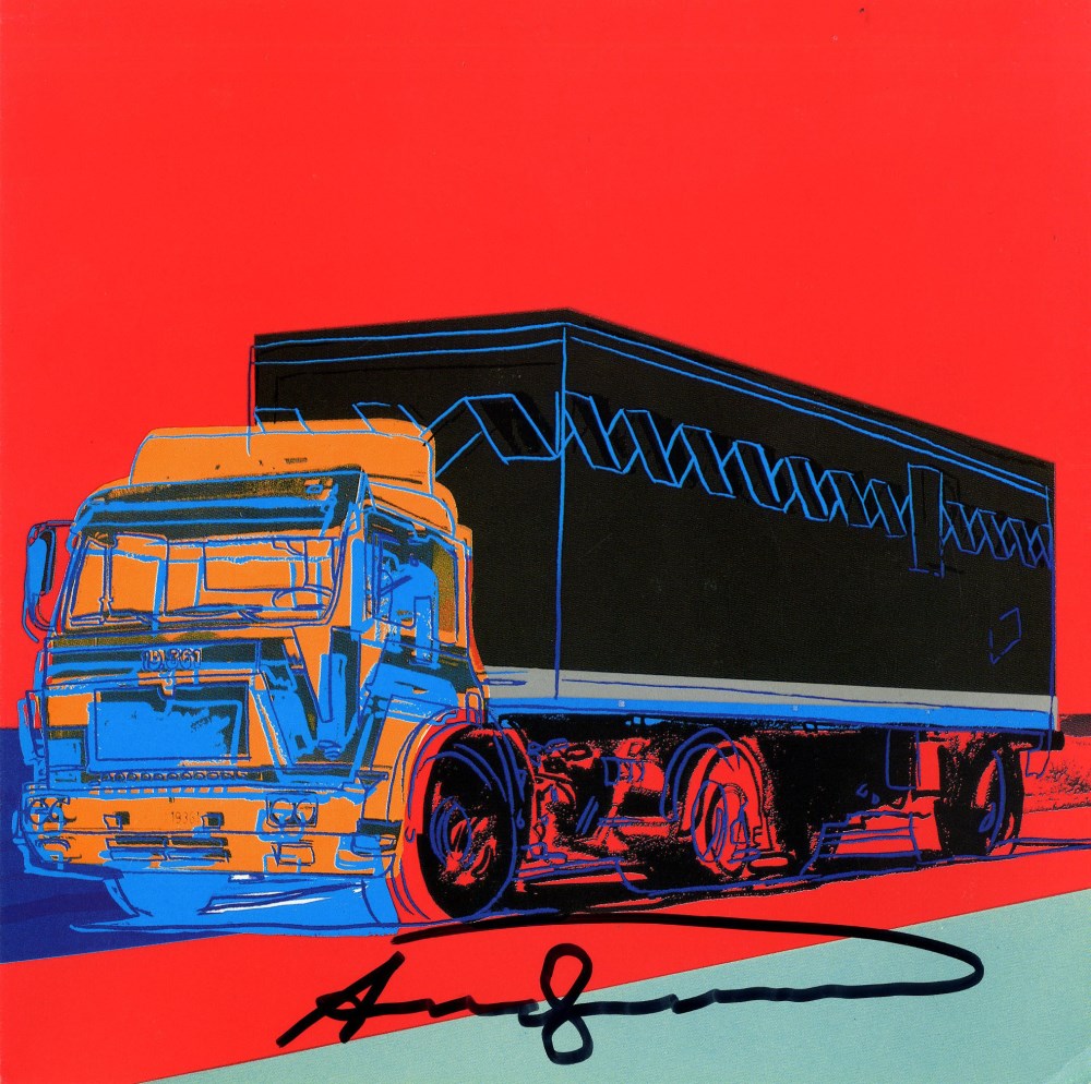 Lot #679: ANDY WARHOL - Trucks Suite - Color offset lithographs