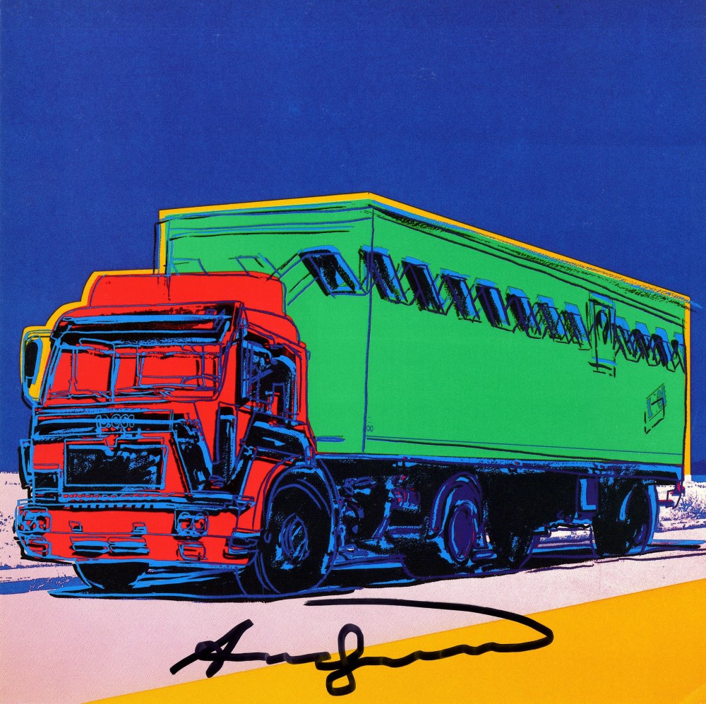 Lot #679: ANDY WARHOL - Trucks Suite - Color offset lithographs