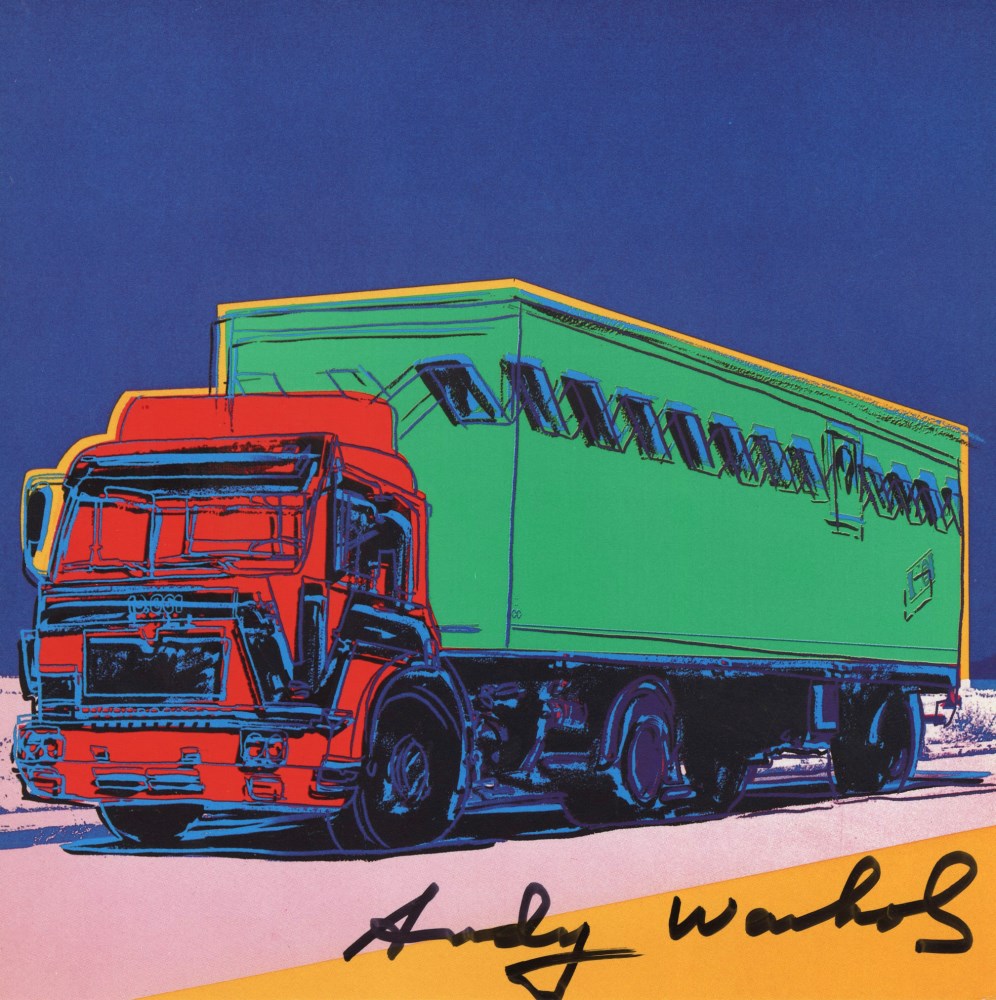 Lot #1445: ANDY WARHOL - Truck #1 - Color offset lithograph