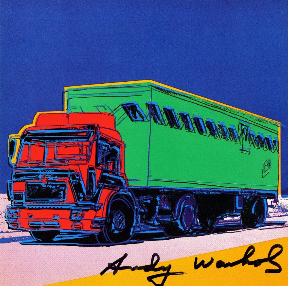 Lot #1446: ANDY WARHOL - Truck #2 - Color offset lithograph