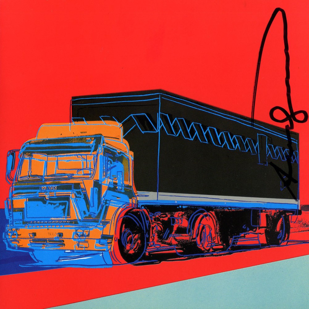 Lot #1447: ANDY WARHOL - Truck #3 - Color offset lithograph