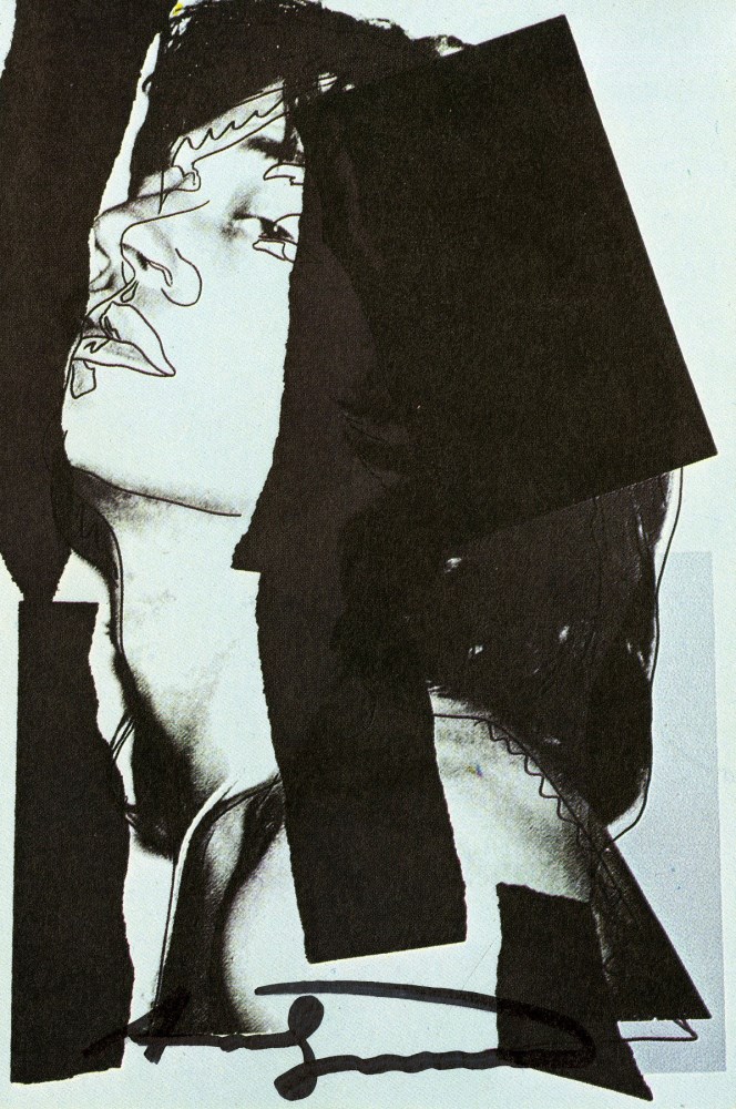 Lot #358: ANDY WARHOL - Mick Jagger #10 (first edition) - Color offset lithograph