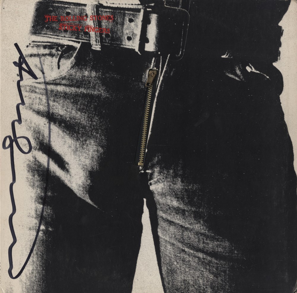 Lot #1375: ANDY WARHOL - Sticky Fingers/Rolling Stones - Color offset lithograph