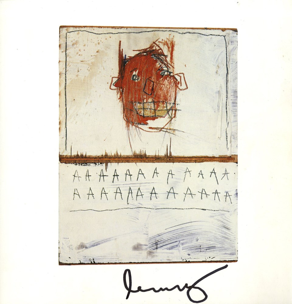 Lot #762: JEAN-MICHEL BASQUIAT - AAAAAA… - Color offset lithograph