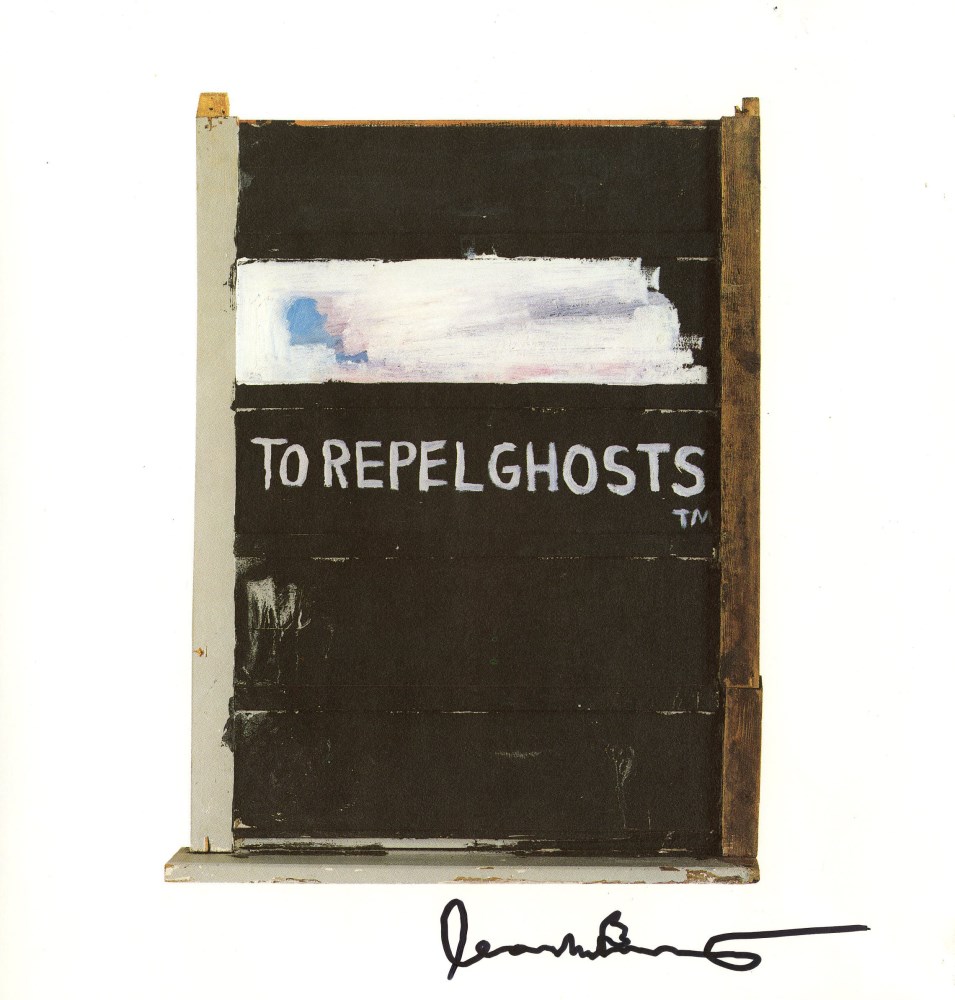 Lot #2510: JEAN-MICHEL BASQUIAT - To Repel Ghosts [1986] - Color offset lithograph