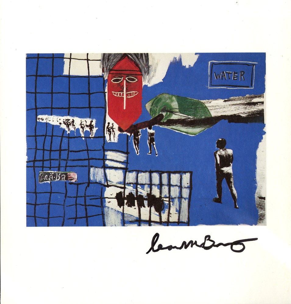 Lot #1769: JEAN-MICHEL BASQUIAT & ANDY WARHOL & FRANCESCO CLEMENTE - In Bianco - Color offset lithograph