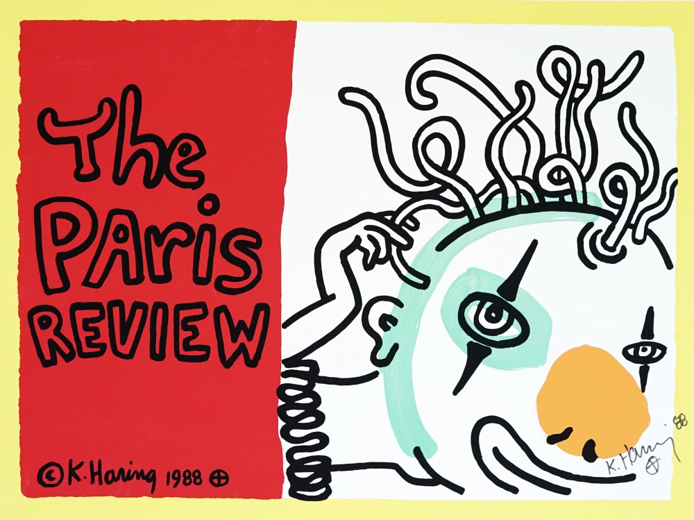 Lot #651: KEITH HARING - The Paris Review - Original color silkscreen