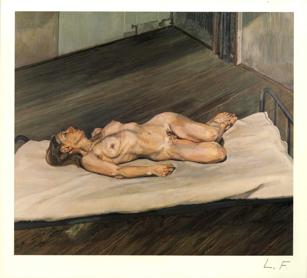Lot #2573: LUCIAN FREUD - Naked Woman - Color offset lithograph