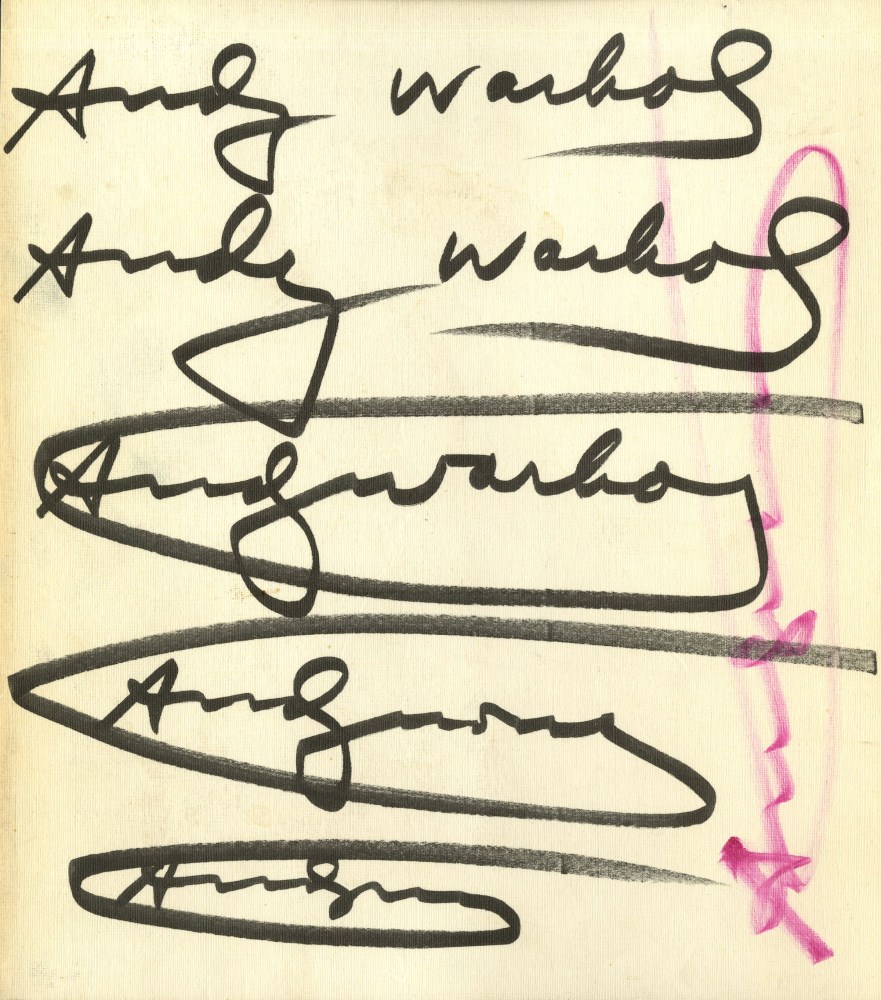 Lot #1354: ANDY WARHOL - Six Warhol Signatures - Offset lithograph