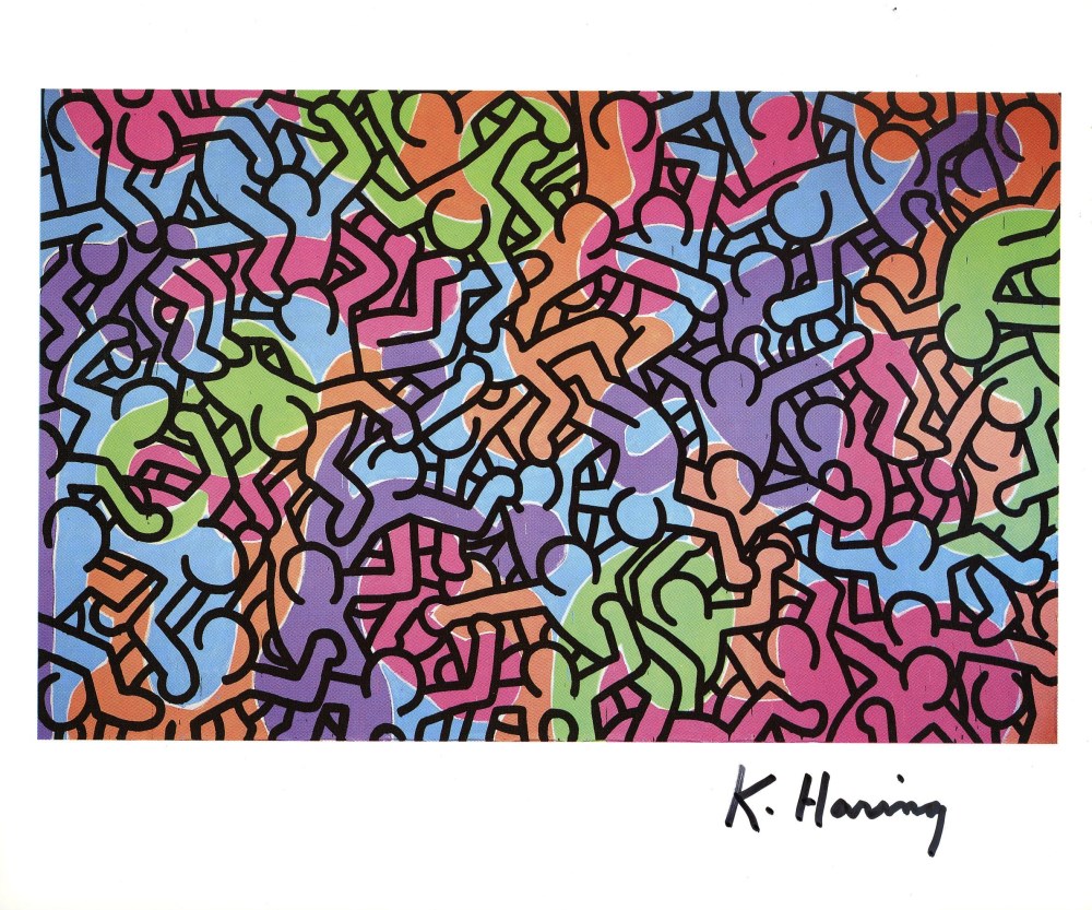 Lot #877: KEITH HARING - Circus - Color offset lithograph