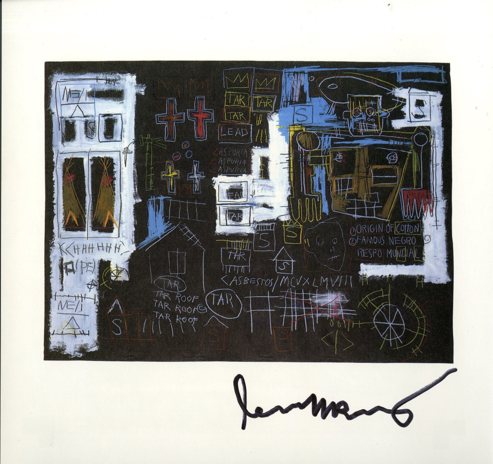 Lot #1387: JEAN-MICHEL BASQUIAT - Tar - Color offset lithograph