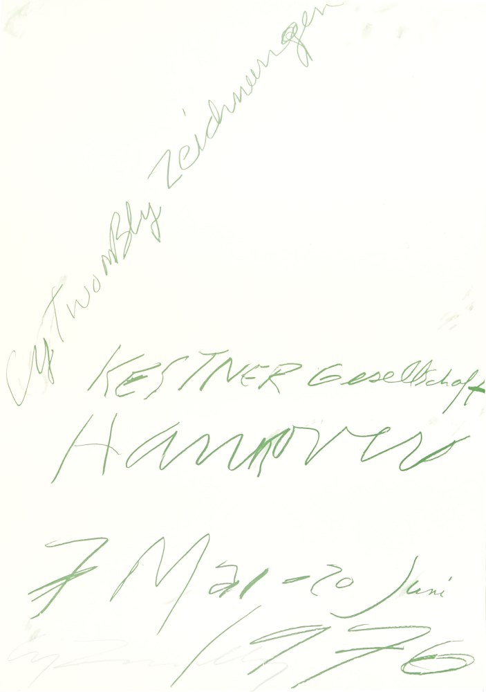 Lot #140: CY TWOMBLY - Cy Twombly: Zeichnungen - Color offset lithograph