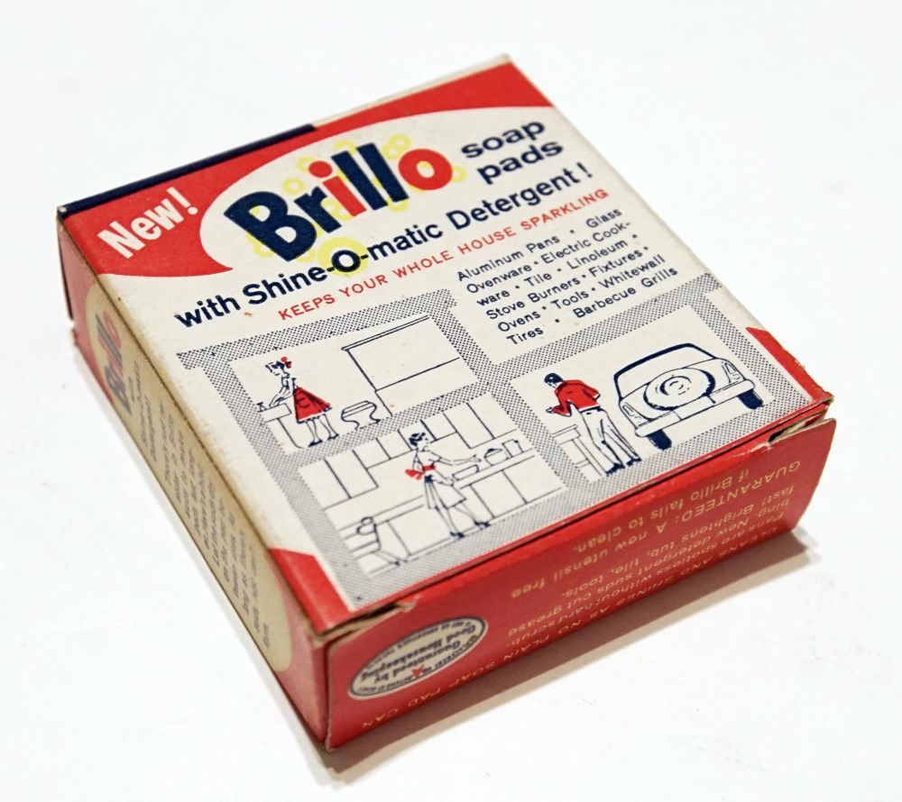 Lot #74: ANDY WARHOL - Brillo Pad Box #1 - Color inks on stiff paperboard