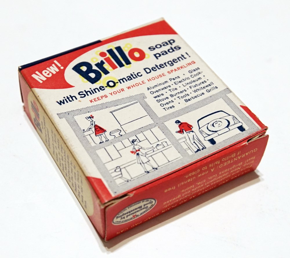 Lot #842: ANDY WARHOL - Brillo Box #1 - Color inks on stiff paperboard