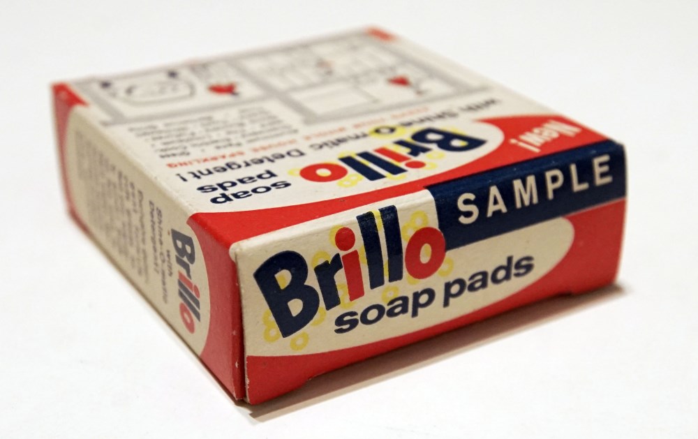 Lot #74: ANDY WARHOL - Brillo Pad Box #1 - Color inks on stiff paperboard