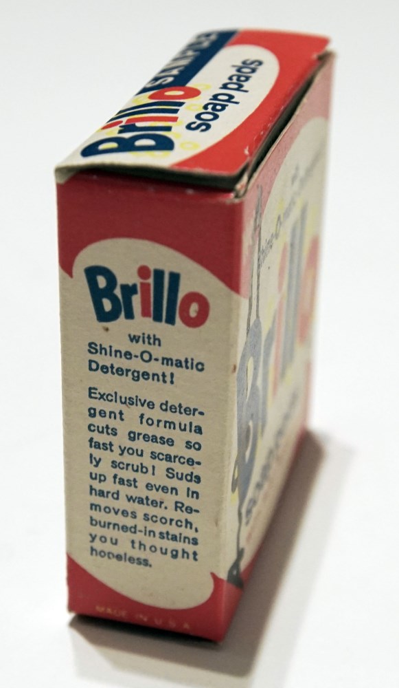 Lot #74: ANDY WARHOL - Brillo Pad Box #1 - Color inks on stiff paperboard