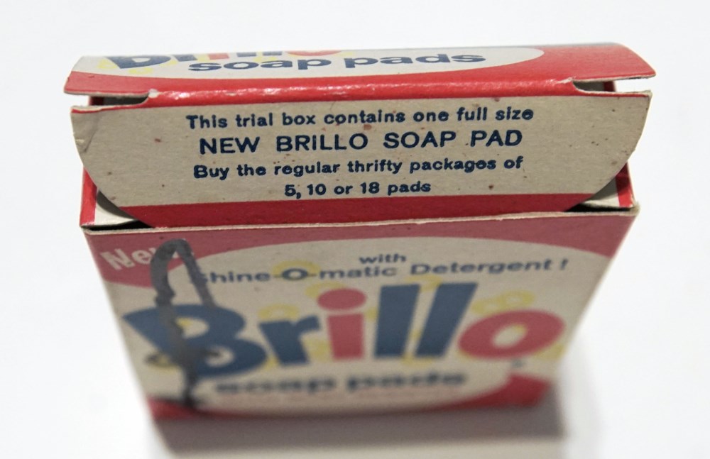 Lot #74: ANDY WARHOL - Brillo Pad Box #1 - Color inks on stiff paperboard