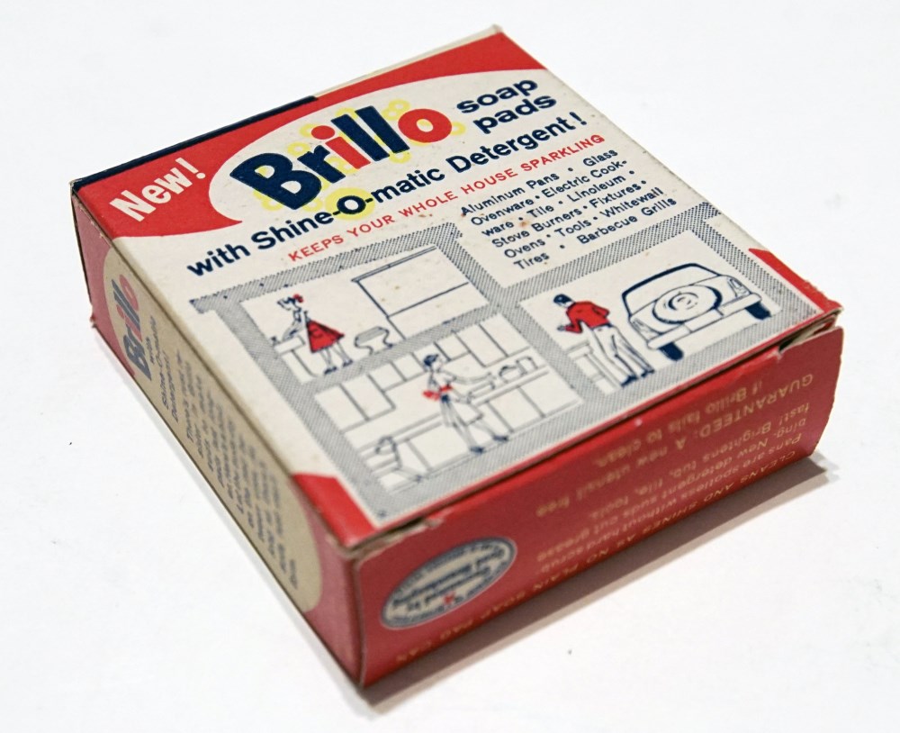 Lot #75: ANDY WARHOL - Brillo Box #2 - Color inks on stiff paperboard