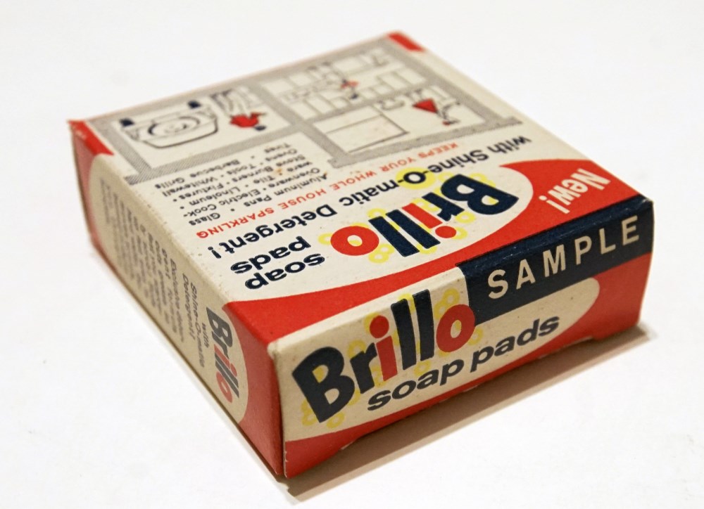 Lot #75: ANDY WARHOL - Brillo Box #2 - Color inks on stiff paperboard