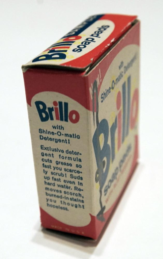 Lot #75: ANDY WARHOL - Brillo Box #2 - Color inks on stiff paperboard