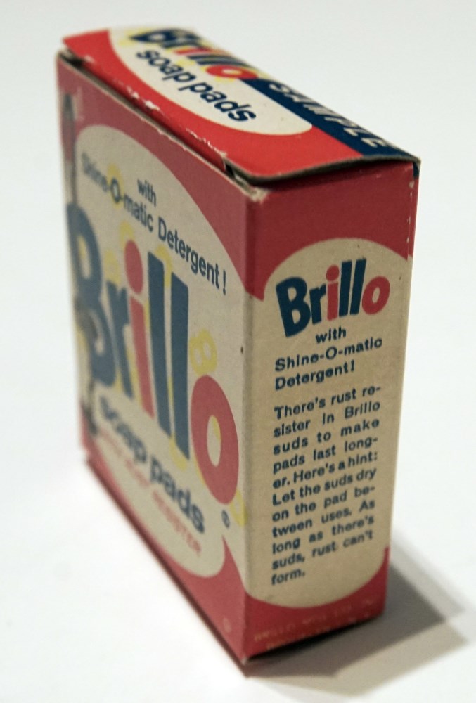 Lot #75: ANDY WARHOL - Brillo Box #2 - Color inks on stiff paperboard