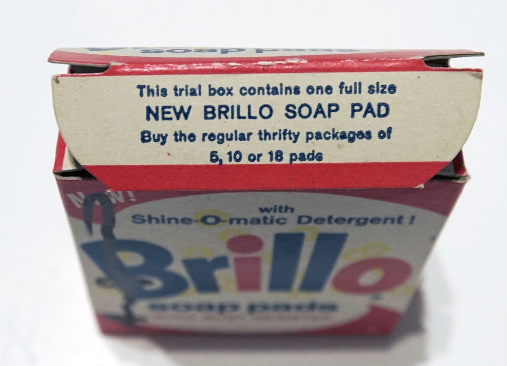 Lot #75: ANDY WARHOL - Brillo Box #2 - Color inks on stiff paperboard